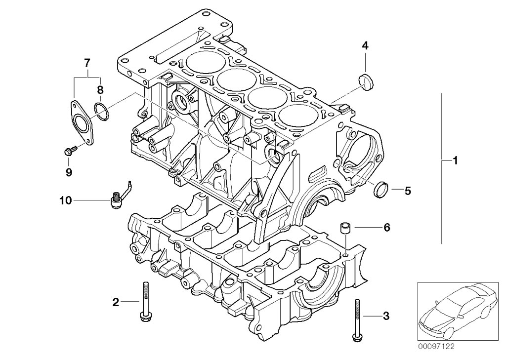 Mini R53  Coupe  Cooper S  Usa  Engine  Vacuum Control Engine