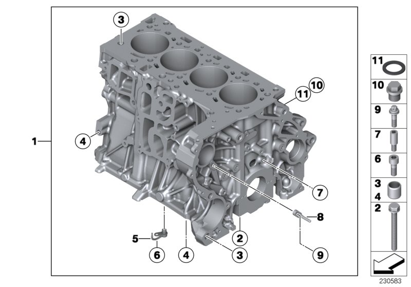 Mini R56 Lci  Coupe  Cooper Sd  Ece  Engine  Cylinder Head